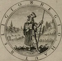 Picture 19 of 107 from Jacobi Bornitii emblemata ethico politica : ingenuâ atque eruditâ interpretatione nunc primùm illustrata / per M. Nicolaum Meerfeldt... (1669), leaf 35