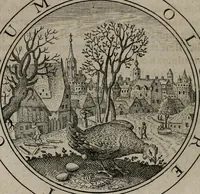 An illustration from Jacobi Bornitii emblemata ethico politica : ingenuâ atque eruditâ interpretatione nunc primùm illustrata / per M. Nicolaum Meerfeldt... (1669)