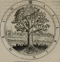 An illustration from Jacobi Bornitii emblemata ethico politica : ingenuâ atque eruditâ interpretatione nunc primùm illustrata / per M. Nicolaum Meerfeldt... (1669)