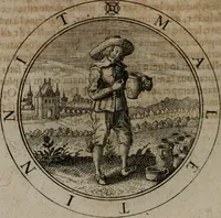 An illustration from Jacobi Bornitii emblemata ethico politica : ingenuâ atque eruditâ interpretatione nunc primùm illustrata / per M. Nicolaum Meerfeldt... (1669)