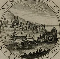 An illustration from Jacobi Bornitii emblemata ethico politica : ingenuâ atque eruditâ interpretatione nunc primùm illustrata / per M. Nicolaum Meerfeldt... (1669)