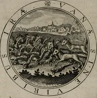 An illustration from Jacobi Bornitii emblemata ethico politica : ingenuâ atque eruditâ interpretatione nunc primùm illustrata / per M. Nicolaum Meerfeldt... (1669)