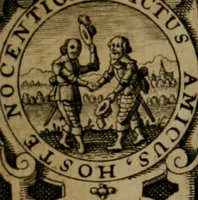 An illustration from Jacobi Bornitii JC. Emblematum ethico-politicorum : sylloge prior[-posterior] (1664)