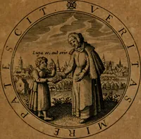 An illustration from Jacobi Bornitii JC. Emblematum ethico-politicorum : sylloge prior[-posterior] (1664)