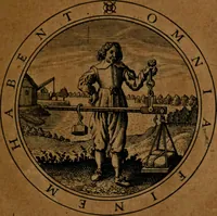 An illustration from Jacobi Bornitii JC. Emblematum ethico-politicorum : sylloge prior[-posterior] (1664)