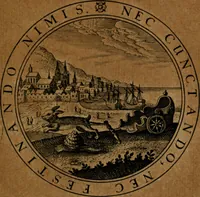 An illustration from Jacobi Bornitii JC. Emblematum ethico-politicorum : sylloge prior[-posterior] (1664)