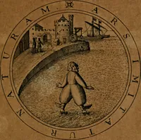Picture 48 of 107 from Jacobi Bornitii JC. Emblematum ethico-politicorum : sylloge prior[-posterior] (1664), leaf 96