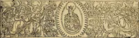 An illustration from Jacobi Cuiacii ic. praestantissimi Opera omnia in decem tomos distributa : quibus continentur tam priora, sive quæ ipse superstes edi curauit; quam posteriora, sive quae post obitum eius edita sunt, vel nunc primum prodeunt (1658)