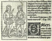An illustration from Jacobi Gualle jureconsulti Papie sanctuarium (1505)
