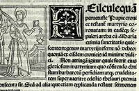 An illustration from Jacobi Gualle jureconsulti Papie sanctuarium (1505)