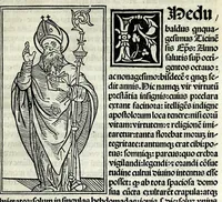 Picture 4 of 38 from Jacobi Gualle jureconsulti Papie sanctuarium (1505), leaf 37