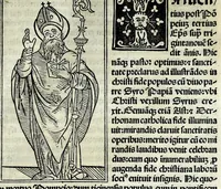 An illustration from Jacobi Gualle jureconsulti Papie sanctuarium (1505)