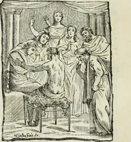 An illustration from Jacobi Martorellii Neapolitani De regia theca calamaria in regia academia litterarum Graecarum professoris sive melanodocheioi ejusque ornamentis (1756)
