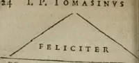 An illustration from Jac. Philippi Tomasini De tesseris hospitalitatis liber singularis : in quo jus hospitii universum, apud veteres potissimum, expenditur (1670)
