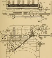 An illustration from Jacquard mechanism and harness mounting (1912)
