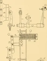 An illustration from Jacquard mechanism and harness mounting (1912)