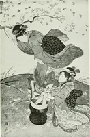 An illustration from Japanese colour prints (1920)