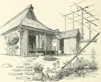 An illustration from Japanese homes and their surroundings (1895)