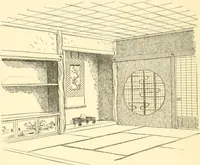 An illustration from Japanese homes and their surroundings (1885)