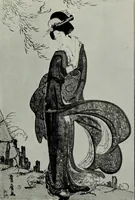Picture 9 of 39 from Japanese illustrations; a history of the arts of wood-cutting and colour printing in Japan (1904), leaf 112