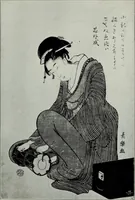 An illustration from Japanese illustrations; a history of the arts of wood-cutting and colour printing in Japan (1904)