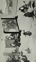 An illustration from Japanese illustrations; a history of the arts of wood-cutting and colour printing in Japan (1904)