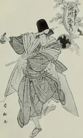 Picture 7 of 39 from Japanese illustrations; a history of the arts of wood-cutting and colour printing in Japan (1904), leaf 86