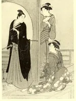 An illustration from The Japanese Print Collection of Arthur Davison Ficke, Author of "Chats on Japanese Prints," "Twelve Japanese Paintings," "Sonnets of a Portrait Painter," etc (1915)