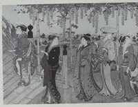 An illustration from The Japanese print collection of Arthur Davison Ficke : to be sold by auction ... January twenty-ninth, thirtieth .. (1925)