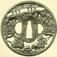 Picture 93 of 158 from Japanische Stichblätter und Schwertzieraten : Sammlung Georg Oeder, Düsseldorf : [Katalog] (1916), leaf 112