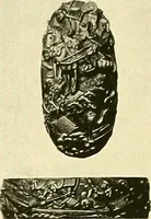 An illustration from Japanische Stichblätter und Schwertzieraten : Sammlung Georg Oeder, Düsseldorf : [Katalog] (1916)