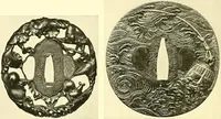 An illustration from Japanische Stichblätter und Schwertzieraten : Sammlung Georg Oeder, Düsseldorf : [Katalog] (1916)