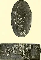 An illustration from Japanische Stichblätter und Schwertzieraten : Sammlung Georg Oeder, Düsseldorf : [Katalog] (1916)
