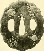 An illustration from Japanische Stichblätter und Schwertzieraten : Sammlung Georg Oeder, Düsseldorf : [Katalog] (1916)