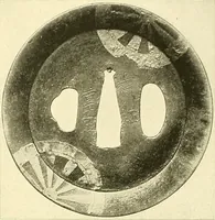 An illustration from Japanische Stichblätter und Schwertzieraten : Sammlung Georg Oeder, Düsseldorf : [Katalog] (1916)