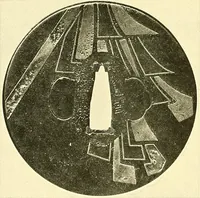 An illustration from Japanische Stichblätter und Schwertzieraten : Sammlung Georg Oeder, Düsseldorf : [Katalog] (1916)