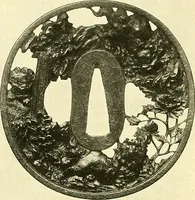 Picture 59 of 158 from Japanische Stichblätter und Schwertzieraten : Sammlung Georg Oeder, Düsseldorf : [Katalog] (1916), leaf 87