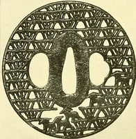 Picture 60 of 158 from Japanische Stichblätter und Schwertzieraten : Sammlung Georg Oeder, Düsseldorf : [Katalog] (1916), leaf 87