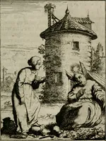 Picture 5 of 42 from Jesus en de ziel : een geestelycke spiegel voor 't gemoed : bestaande uyt veertig aangename en stichtelyke sinne-beelden : vervat in drie deelen (1696), leaf 22