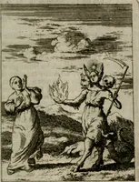 Picture 7 of 42 from Jesus en de ziel : een geestelycke spiegel voor 't gemoed : bestaande uyt veertig aangename en stichtelyke sinne-beelden : vervat in drie deelen (1696), leaf 30