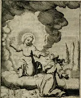Picture 10 of 42 from Jesus en de ziel : een geestelycke spiegel voor 't gemoed : bestaande uyt veertig aangename en stichtelyke sinne-beelden : vervat in drie deelen (1696), leaf 42