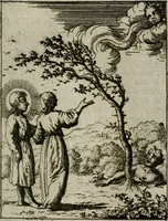 Picture 14 of 42 from Jesus en de ziel : een geestelycke spiegel voor 't gemoed : bestaande uyt veertig aangename en stichtelyke sinne-beelden : vervat in drie deelen (1696), leaf 58