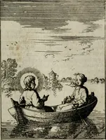 Picture 16 of 42 from Jesus en de ziel : een geestelycke spiegel voor 't gemoed : bestaande uyt veertig aangename en stichtelyke sinne-beelden : vervat in drie deelen (1696), leaf 66