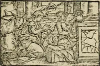 An illustration from Jesus humilié dans l'étable de Bethléhem; ou, Cantiques spirituels sur la naissance du Sauveur (1688)