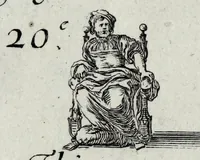 Picture 14 of 14 from Jeux historiques des rois de France, reines renommées, géographie et métamorphose (1698), leaf 221
