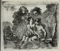 An illustration from Jeux historiques des rois de France, reines renommées, géographie et métamorphose (1698)