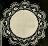 An illustration from Jewel crochet book; a collection of unique and useful designs, with full working instructions (1915)