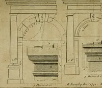 An illustration from The builder's jewel, or, The youth's instructor and workman's remembrancer : explaining short and easy rules, made familiar to the meanest capacity, for drawing and working ... : the whole illustrated by upwards of 200 examples, engraved on 100 copper-plates (1787)