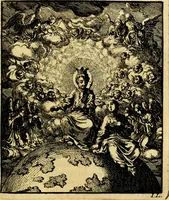 An illustration from Jezus en de ziel : een geestelyke spiegel voor't gemoed, bestaande in veertig aangenaame en stichtelyke zinnebeelden (1714)