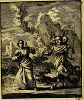 An illustration from Jezus en de ziel : een geestelyke spiegel voor't gemoed, bestaande in veertig aangenaame en stichtelyke zinnebeelden (1714)